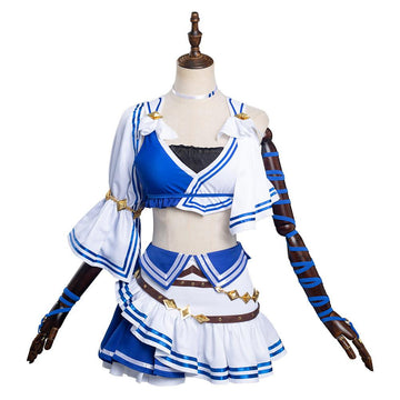 Anime Pretty Derby Hishi Cosplay Disfraz Halloween Falda Carnaval Traje
